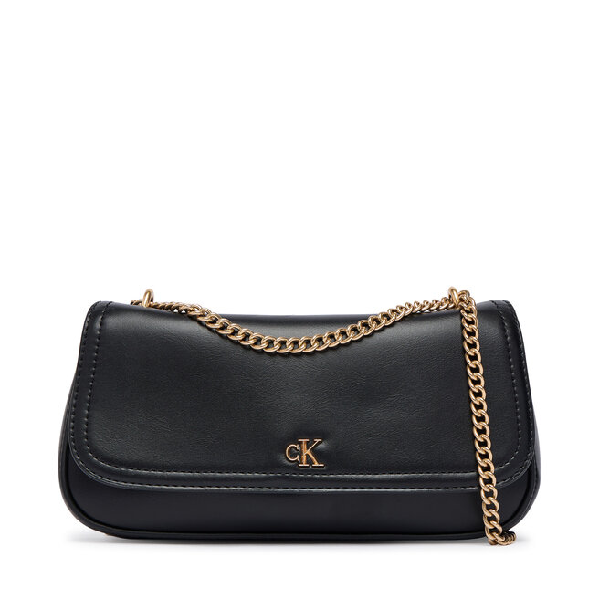 Torebka Calvin Klein Ck Convertible Chain Small Bag LV04F3172G Czarny -