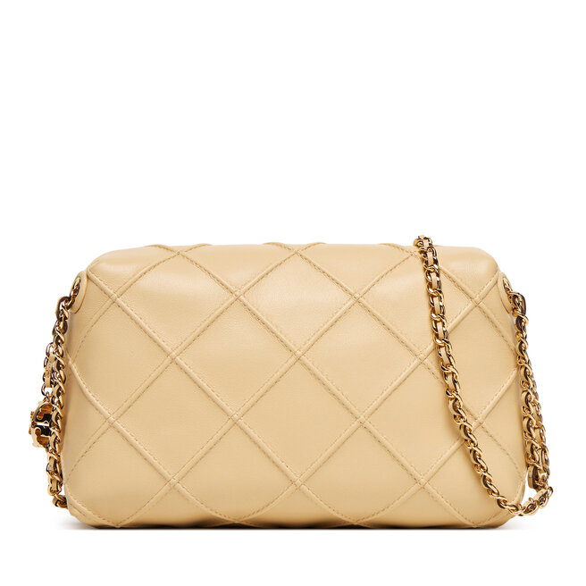 Torebka Tory Burch Fleming Small - Écru