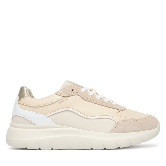 Sneakersy Geox D Plummery D65YNA 5422 C5V1Z Beżowy jasny