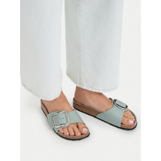Klapki Birkenstock Madrid Big Buckle Hex 1031788 Zielony