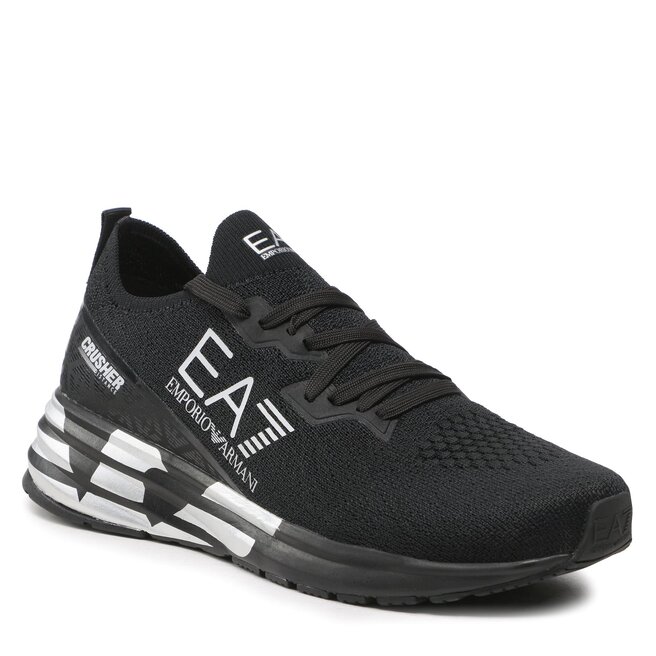 Sneakers EA7 Emporio Armani X8X095 XK240 M826 Triple Black/Silver ...