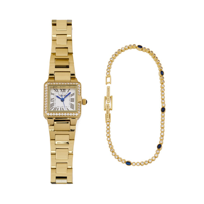 Zestaw zegarek i bransoletka U.S. Polo Assn. Sophie USP6407TW Złoty -