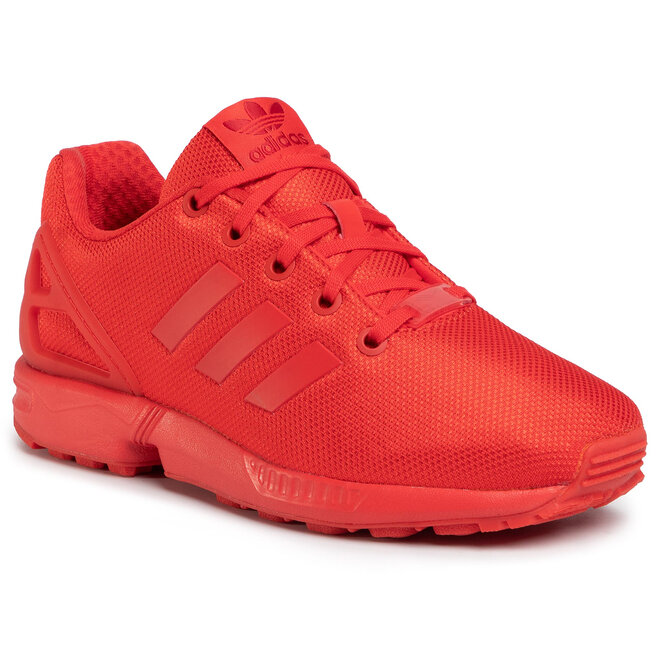 adidas zx flux red trainers