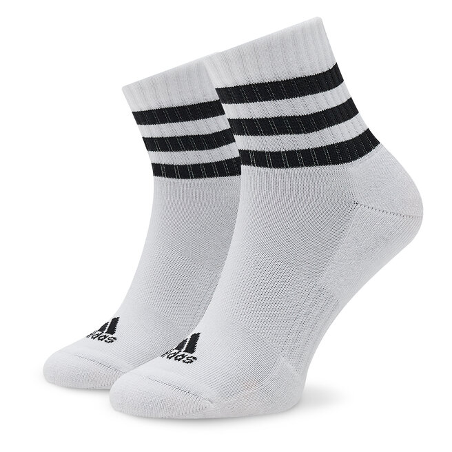 adidas 3 pár uniszex hosszú szárú zokni adidas 3S C Spw Mid 3P HT3456 White/Black