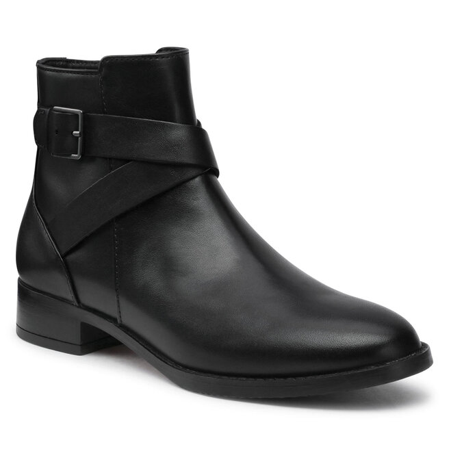 Clarks Bokacsizma Clarks Hamble Buckle 261510084 Black Leather
