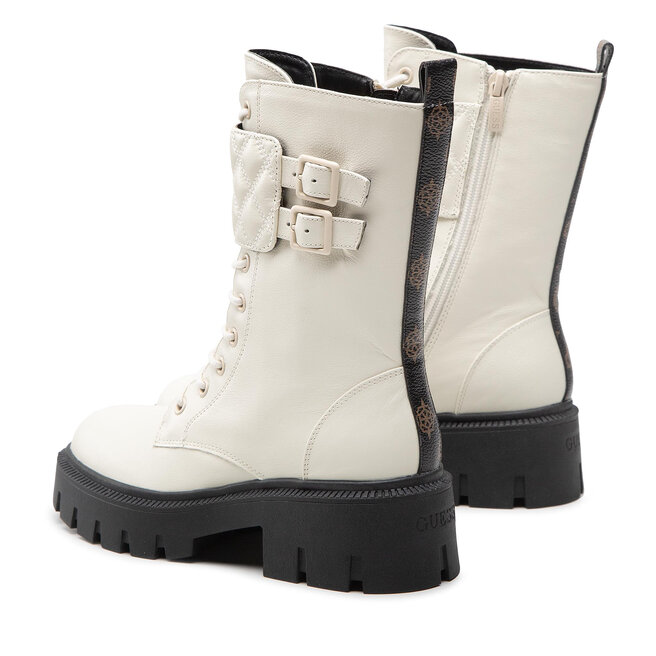 Guess Туристически oбувки Guess Sery FL7SER LEA10 WHITE