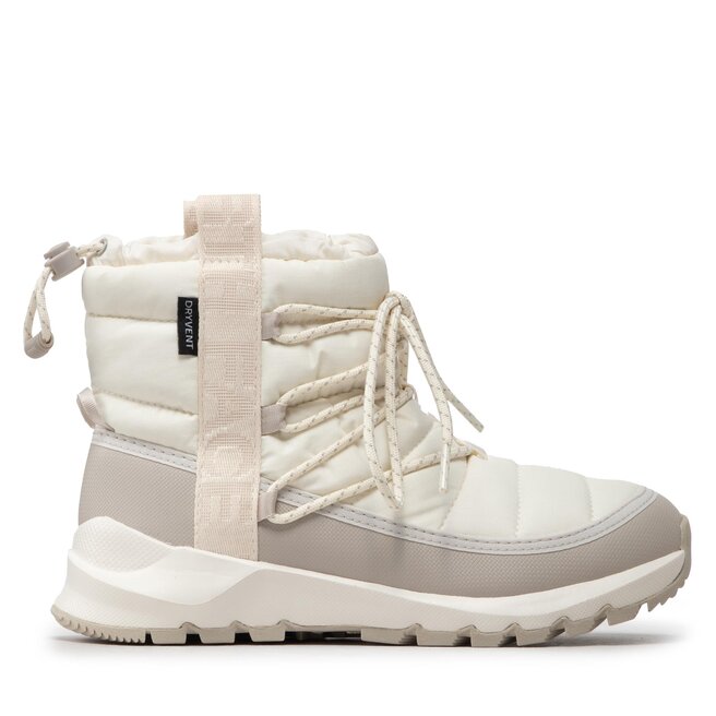 The North Face Schneeschuhe The North Face Thermoball Lace Up Wp NF0A5LWD32F1 Gardenia White/Silver Grey