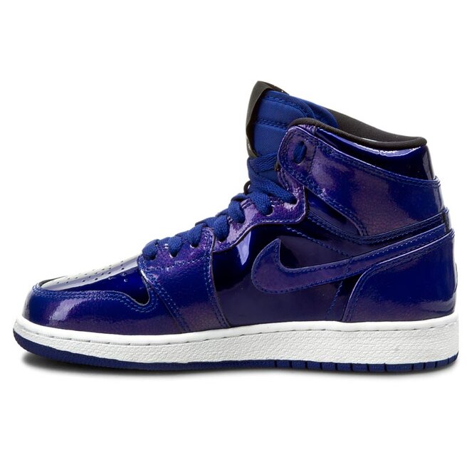 Взуття Nike Air Jordan 1 Retro High Bg 705300 420 Deep Royal  Blue/Black/White • Eobuv.com.ua