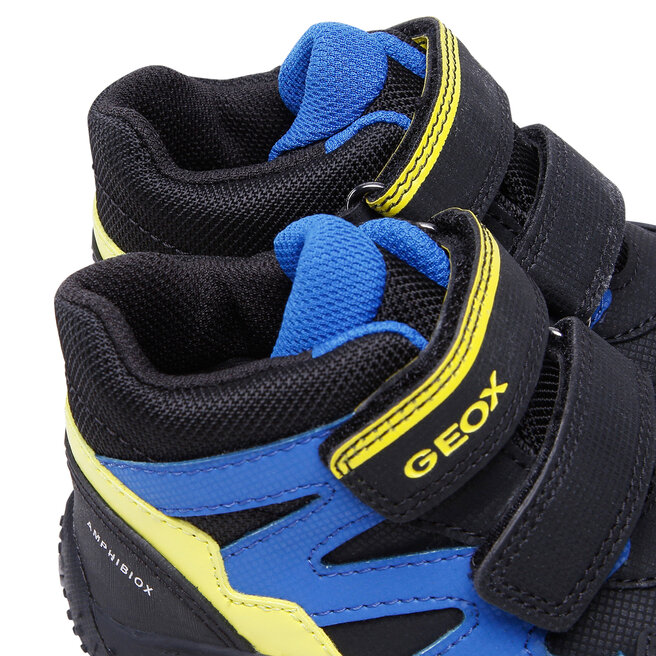 Geox Зимни обувки Geox B Baltic B.B Abx A B2620A 0CEFU C0802 S Black/Lime