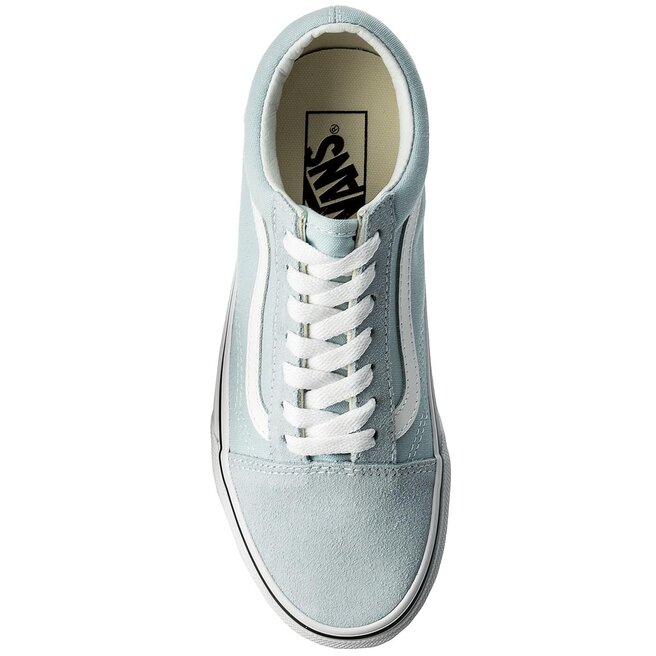 Vans old skool sales baby blue true white