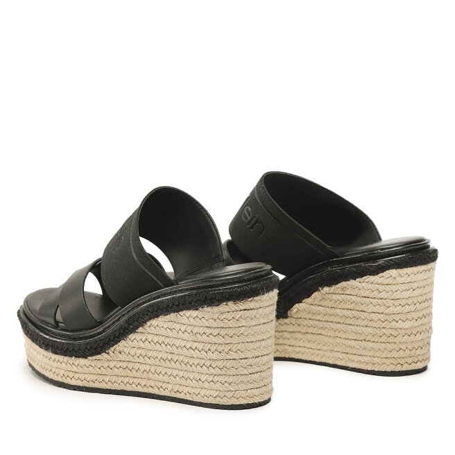 Calvin Klein Еспадрили Calvin Klein Wedge 50Hh HW0HW01498 Ck Black BEH