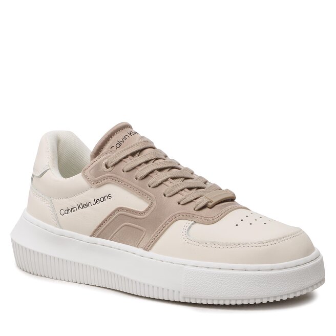 Sneakers Calvin Klein Jeans Chunky Cupsole Satin Wn YW0YW00923 Creamy White/Merino 0K7