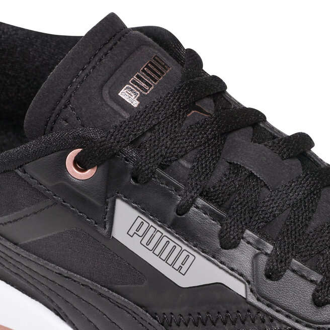 puma black and rose gold shoes