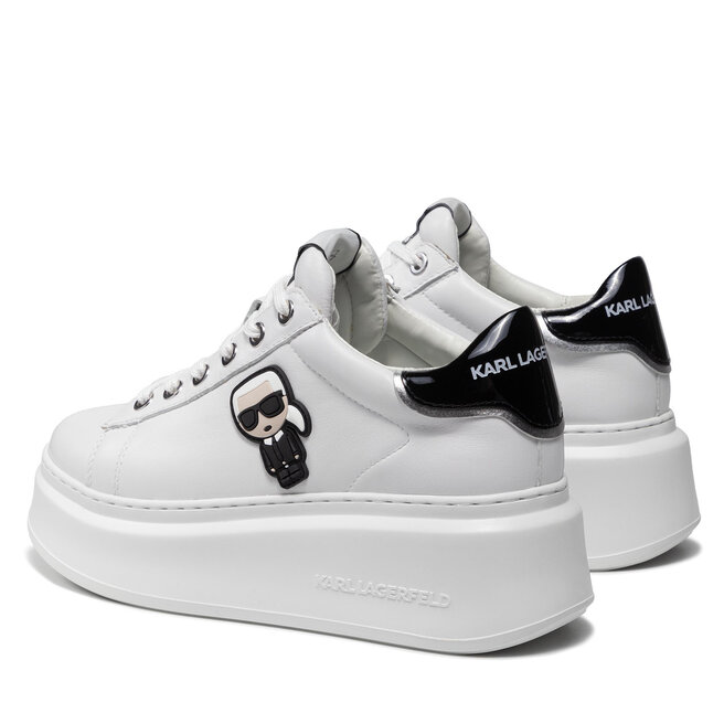 KARL LAGERFELD Sneakersy KARL LAGERFELD KL63530 White Lthr