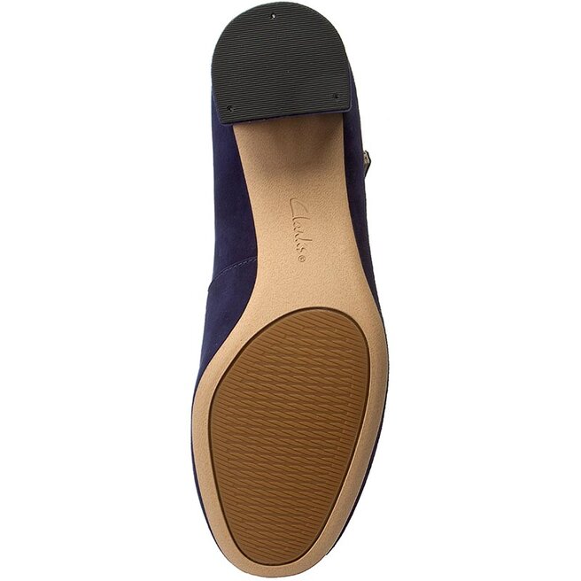 Półbuty Clarks Orabella Fern 261282414 Suede | eobuwie.com.pl