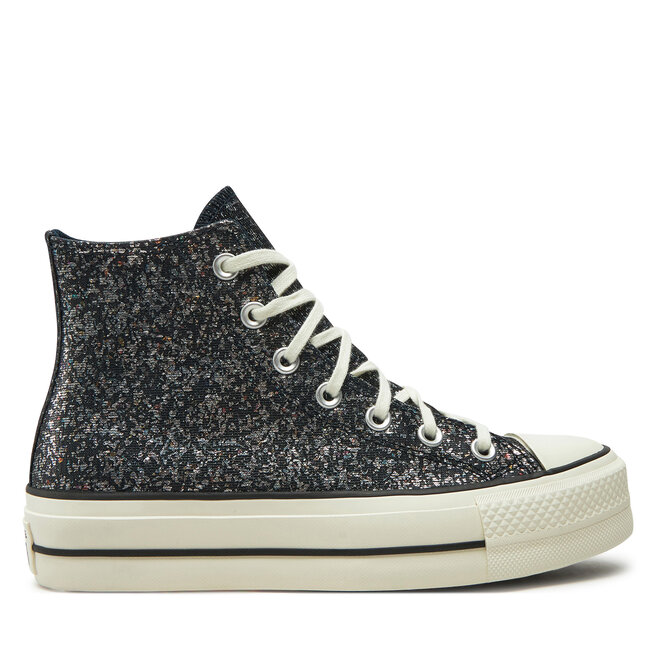 Trampki Converse Chuck Taylor All Star Lift Platform Glitter - 401 Czarny