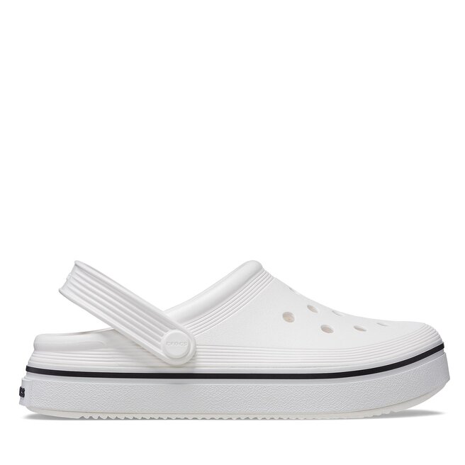 Klapki Crocs Crocs Crocband Clean Clog Kids - Biały
