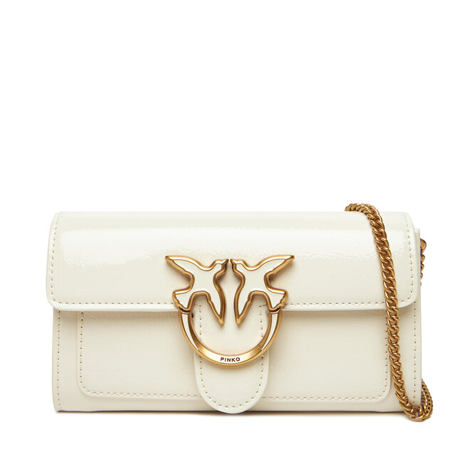 Torebka PINKO Love One Wallet C PE25 PLTT 100062 - Biały