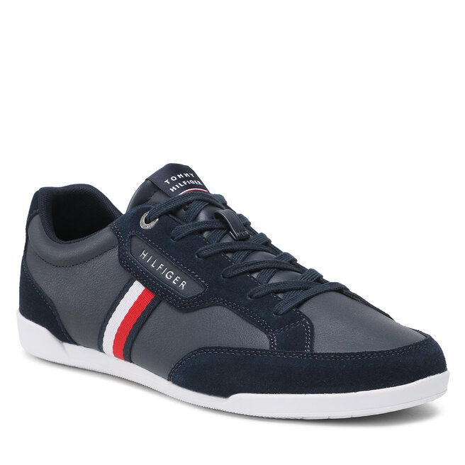 Shoes Tommy Hilfiger Corporate Material Mix Leather M FM0FM03741 DW5 navy  blue