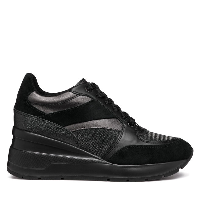 Sneakersy Geox D Zosma D368LA 0LY22 - Czarny