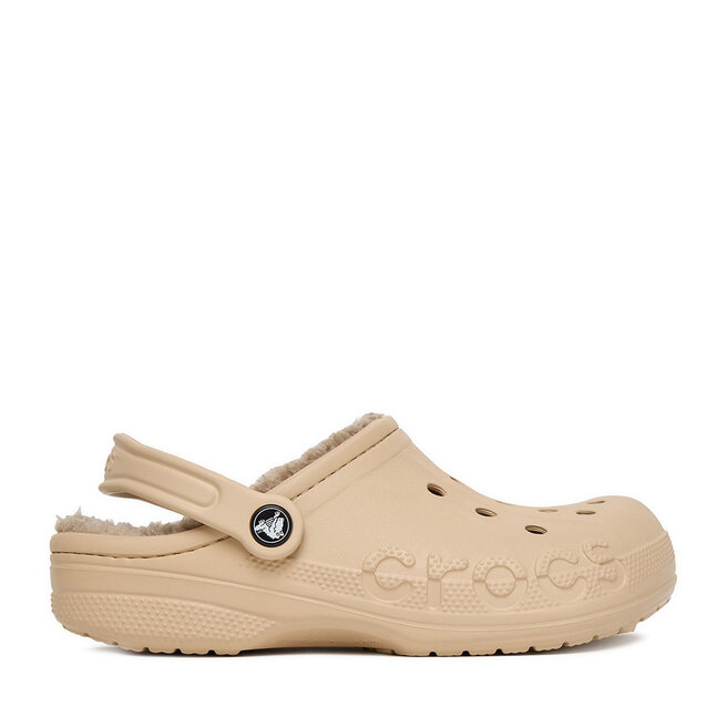 Klapki Crocs C-BAYA LINED CLOG - Beżowy