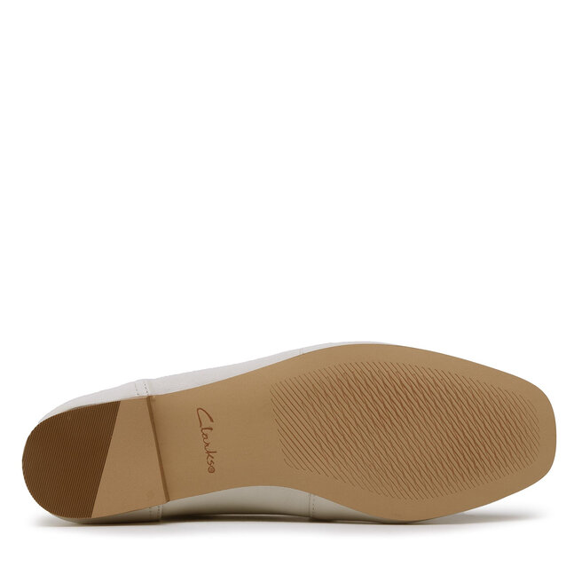 Clarks Loafers Clarks Pure2 Tassel 261644224 White Leather