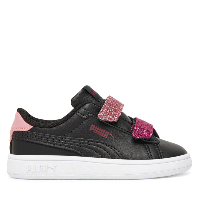 Sneakersy Puma Smash 3.0 L Glitter Velcro V Inf - 07 Czarny