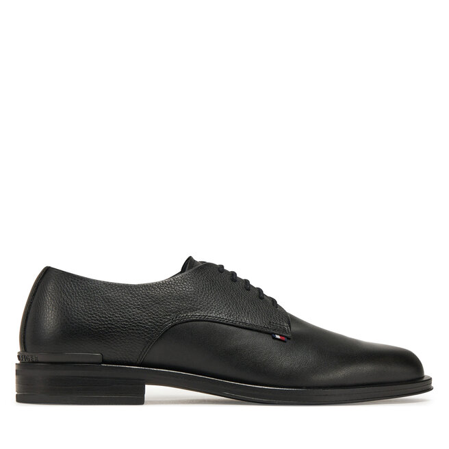 Półbuty Tommy Hilfiger Core Hilfiger Leather Shoe - Czarny