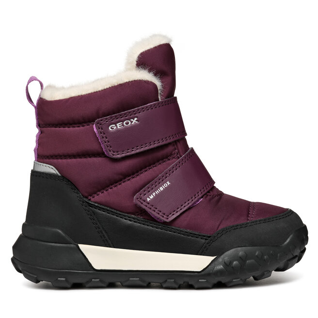 Śniegowce Geox J Trekkyup Girl B Ab J46M7B 0FU50 - D Bordowy