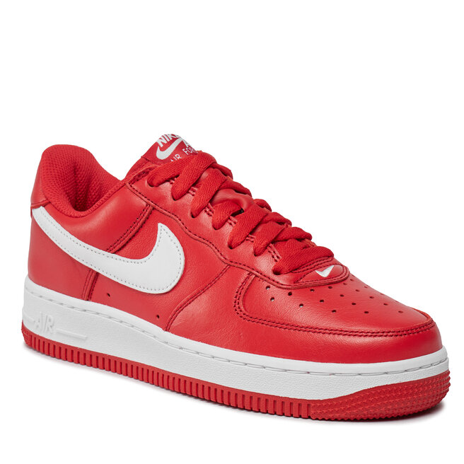 All red nike air force shop 1 low