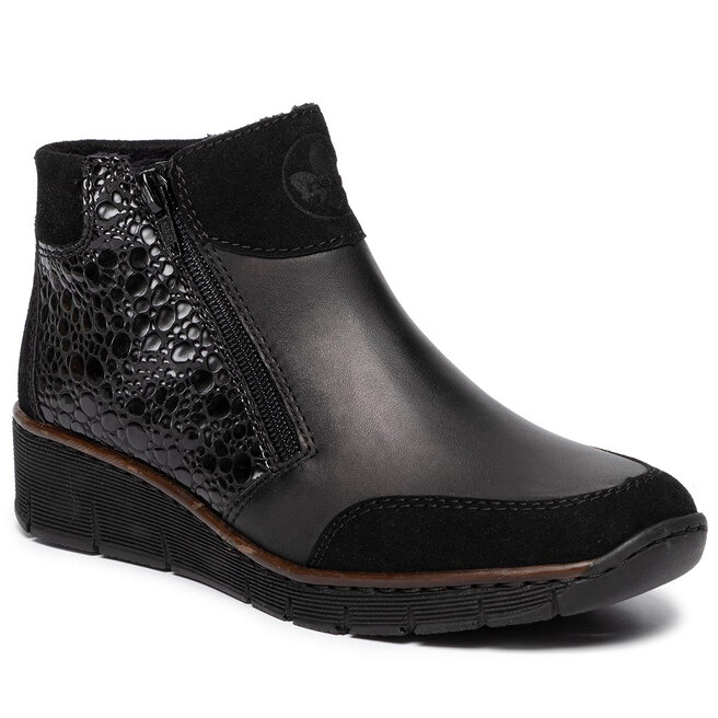 Botine Rieker 53782-00 Schwarz