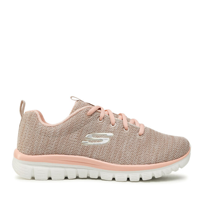 Skechers Παπούτσια Skechers Twisted Fortune 12614/NTCL Natural/Coral