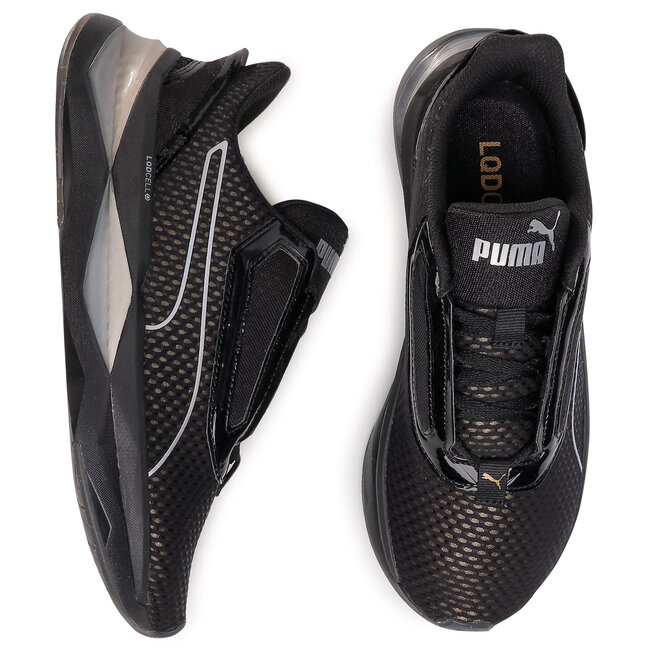 puma black metallic gold