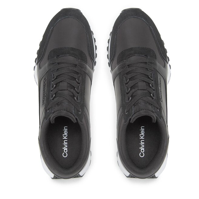 Calvin Klein Sneakers Calvin Klein Low Top Lace Up Mix HM0HM00853 Ck Black BEH