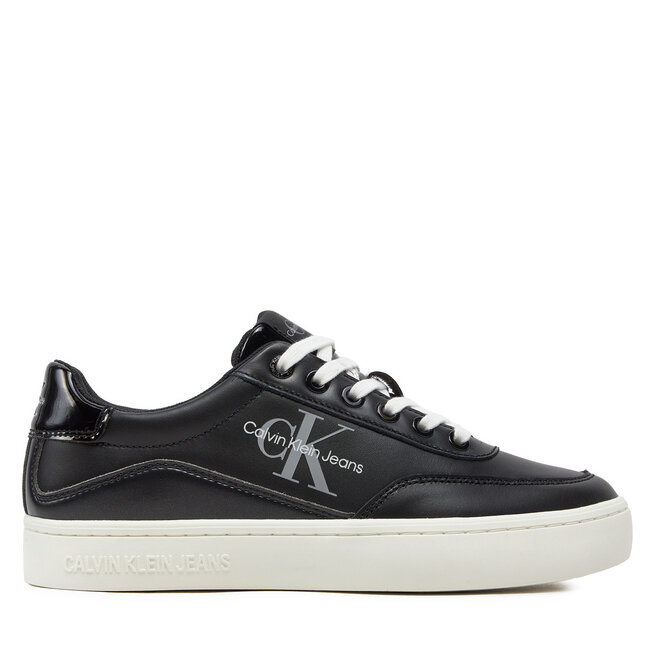 Sneakersy Calvin Klein Jeans Classic Cupsole Low Lace Lth Ml - Czarny