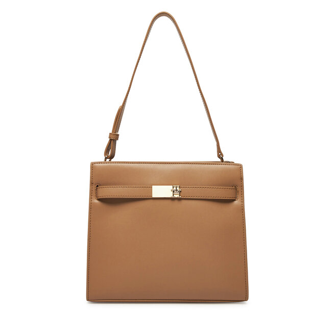Torebka Tommy Hilfiger Th Heritage Shoulder Bag - Brązowy