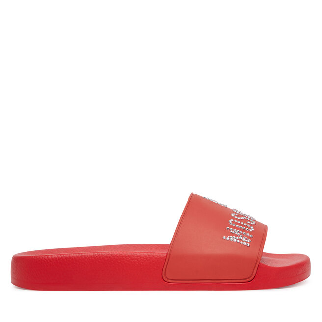 Klapki LOVE MOSCHINO - Czerwony