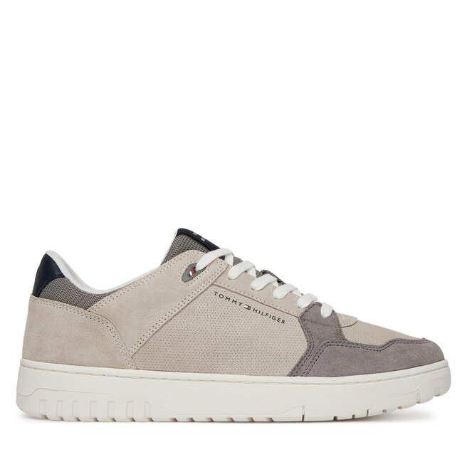 Sneakersy Tommy Hilfiger Basket Core Lite Suede - Beżowy