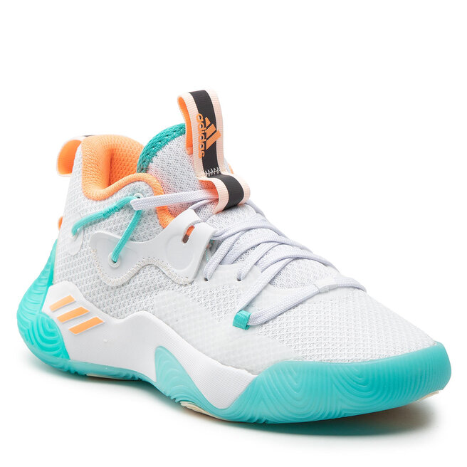 adidas Boty adidas Harden Stepback 3 J GW6575 Ftwwht/Beaora/Ecrtin