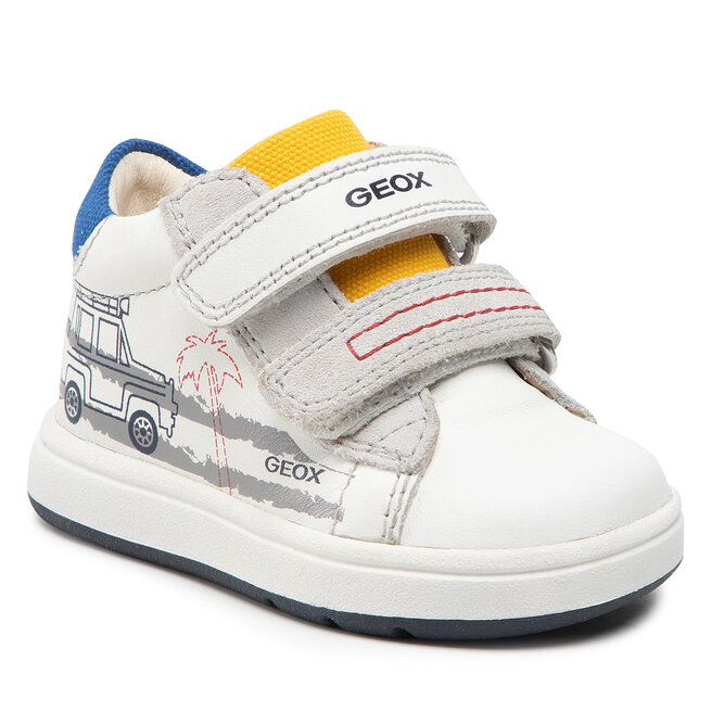 Geox Laisvalaikio batai Geox B Biglia B. D B044DD 08520 C0592 White/Yellow