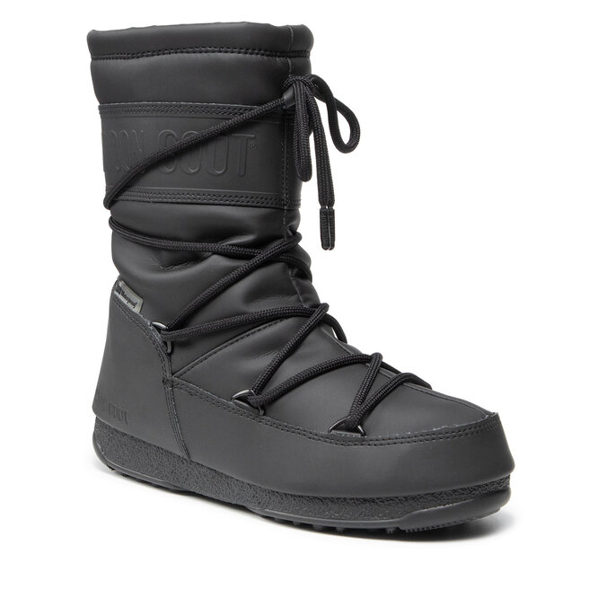 Cizme de zăpadă Moon Boot Mid Rubber Wp 24010300 Black