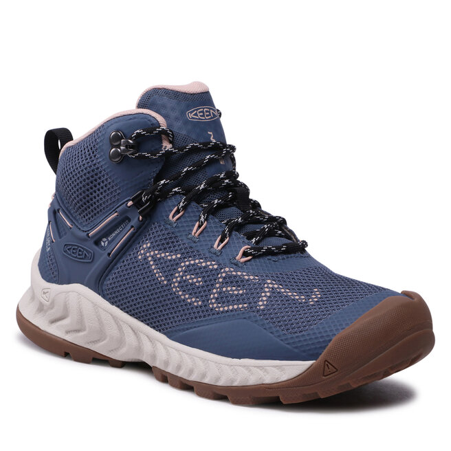 Trekkings Keen Nxis Evo Mid Wp 1026682 Vintage Indigo/Harbor Gray 1026682 imagine noua