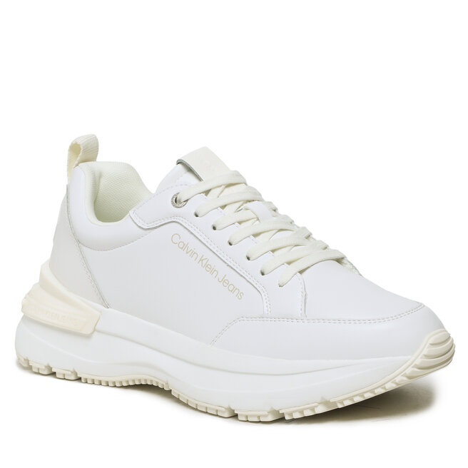 Sneakers Calvin Klein Jeans Chunky Runner Rec Lth-Tpu Insert YM0YM00680 White/Ivory 0K7 0K7 imagine noua gjx.ro