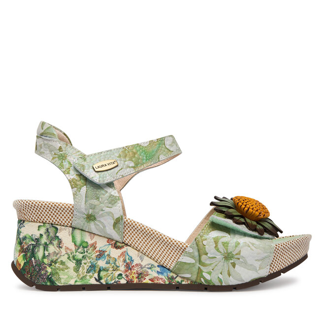 Sandały Laura Vita Barry 36 Zielony - kobiece