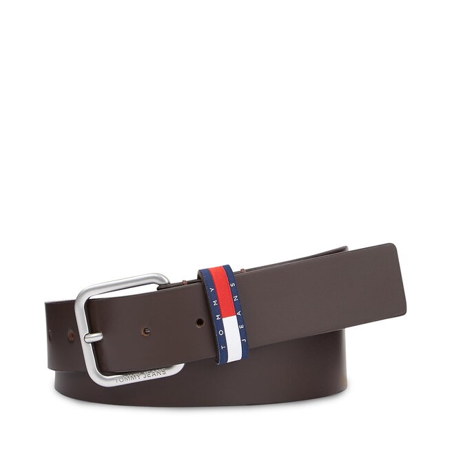 Pasek Męski Tommy Jeans Tjm Ryan 3.5 - Brązowy
