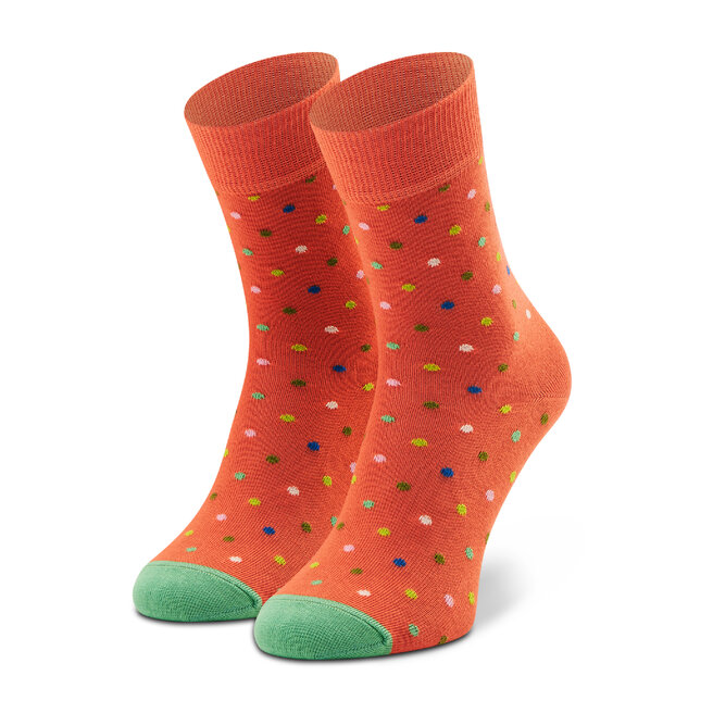 Happy Socks Unisex Magasszárú Zokni Happy Socks DOT13-2700 Narancssárga
