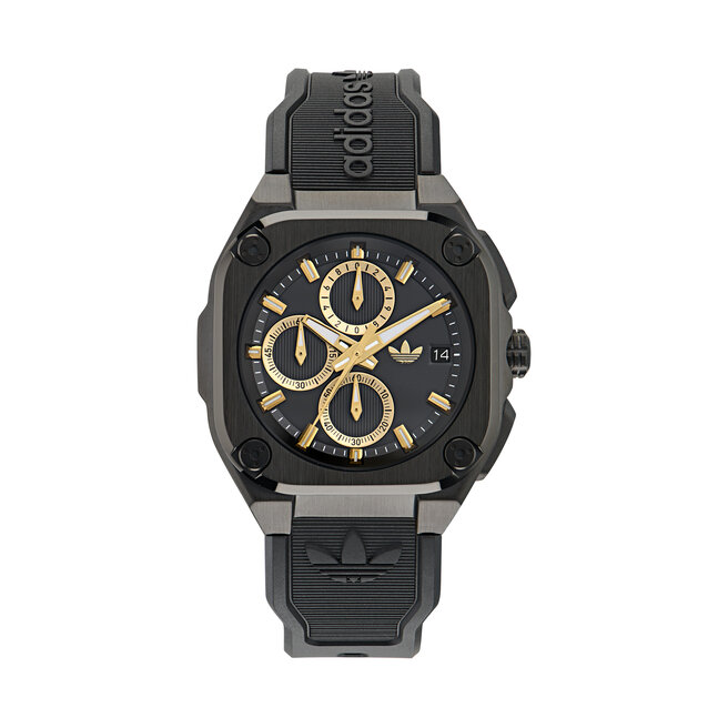Zegarek adidas Originals City Tech Three Chrono - Czarny