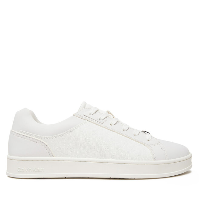 Sneakersy Calvin Klein Low Top Lace Up Nb Mono - Biały