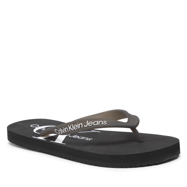 Flip flop Calvin Klein Jeans Beach Sandal Monogram Tpu YW0YW00098 Black 00X