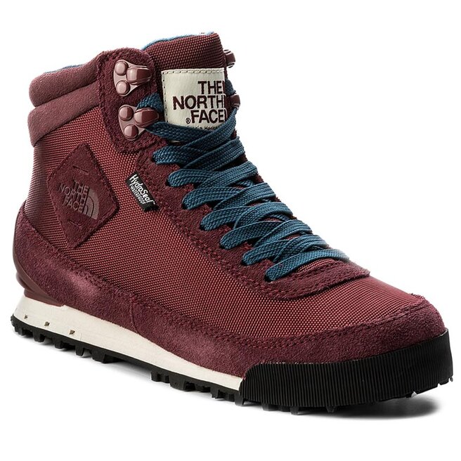 north face boots red